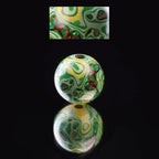 thousands-Year Intangible Cultural Heritage Handmade Natural Lacquer Beads Bracelet Ancient Chinese Lacquer Art · 90-Day Handcraft · Opal-Like Cinnabar & Shell Inlay Jewelry