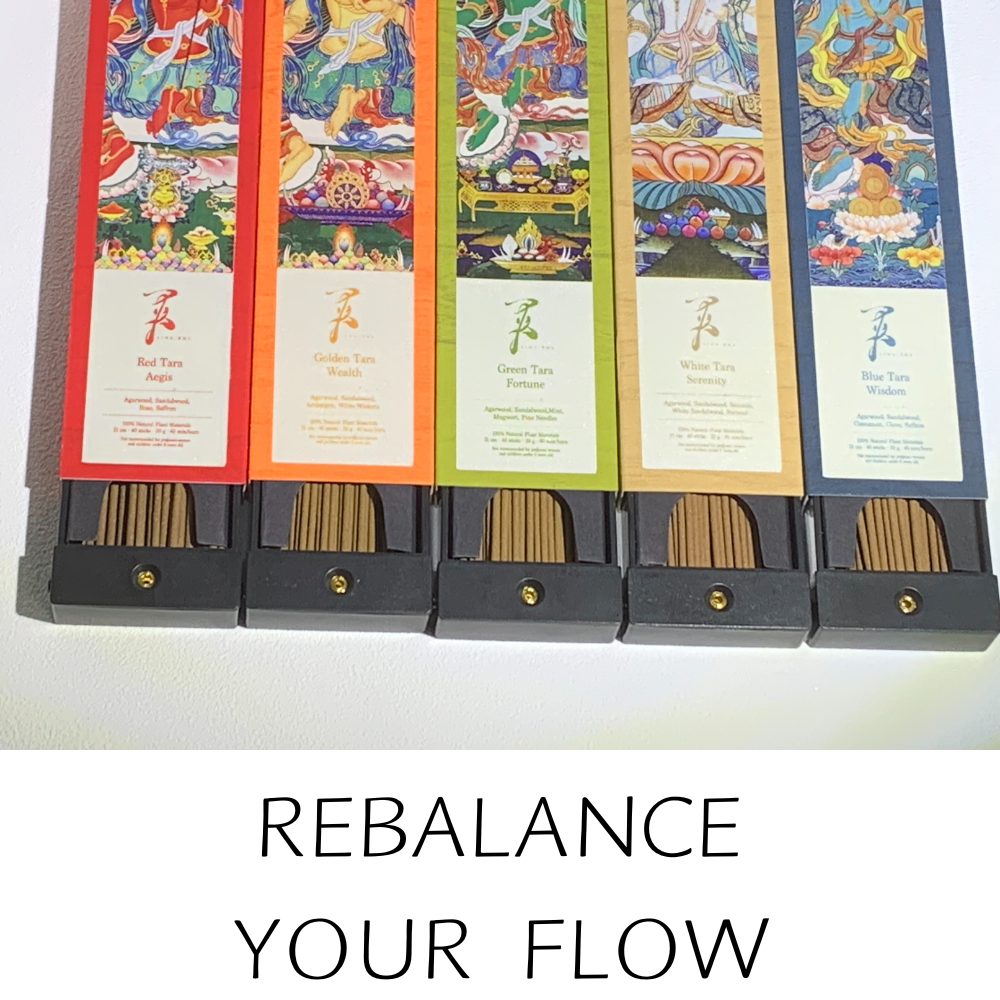 Tara Incense Series | Tibetan Natural Incense Set | Fortune, Aegis, Serenity, Wisdom & Wealth | Handcrafted Cultural Aromatherapy for Meditation & Ambient Balance