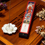 Red Tara Aegis Tibetan Incense | Agarwood Sandalwood Rose Saffron Blend | Passion, Vitality & Courage