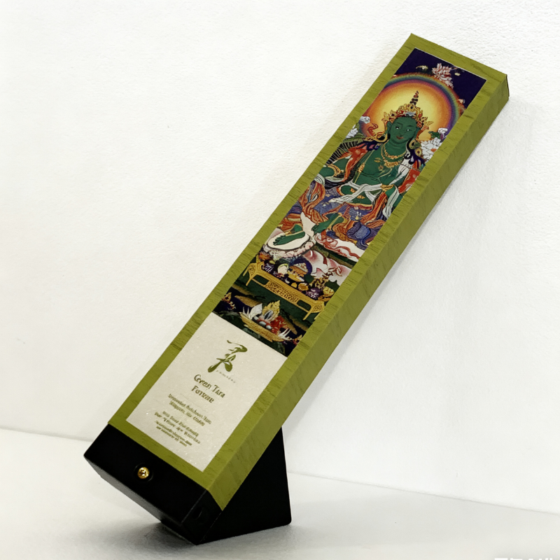 Green Tara Fortune Tibetan Incense | Agarwood Sandalwood Herbal Blend | Ambient Scent, Relaxation & Good Fortune