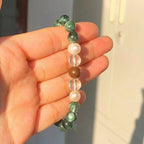 Feng Shui Wood Element Bracelet: Seraphinite & Tibetan Incense | Jiangnan Elegance with Pearl & Quartz Healing Jewelry