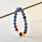 Palace Moat · Quiet Flow Kyanite Bracelet with Handcrafted Tibetan Incense Bead