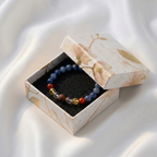 Palace Moat · Quiet Flow Kyanite Bracelet with Handcrafted Tibetan Incense Bead（water）