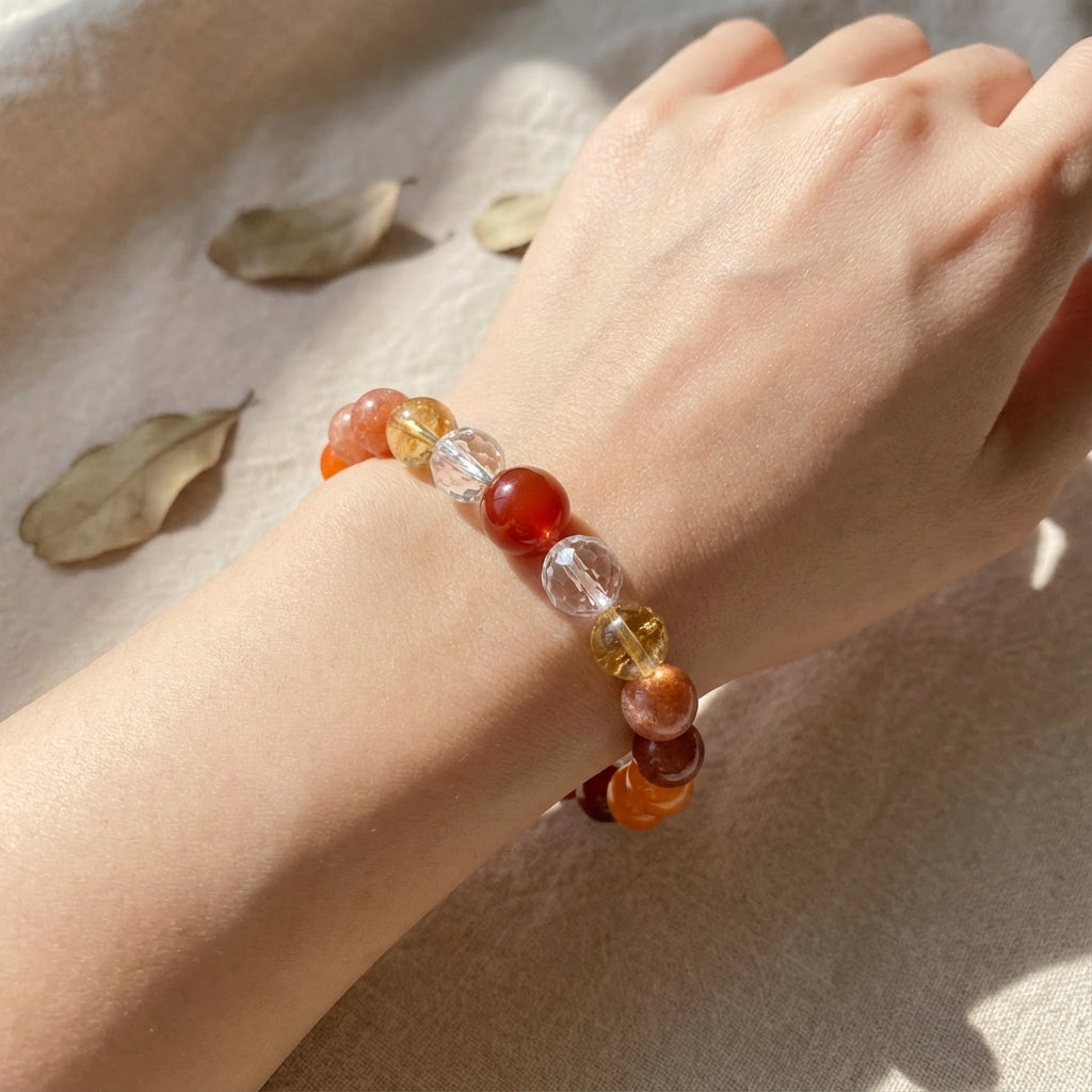 Lion's Blessing · Multi-Treasure Bracelet: Courage, Wealth, and Tibetan Aromatherapy