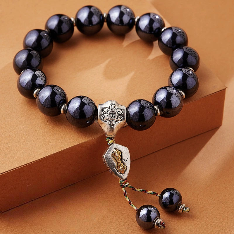 Incense Ash Porcelain Vajra Bracelet