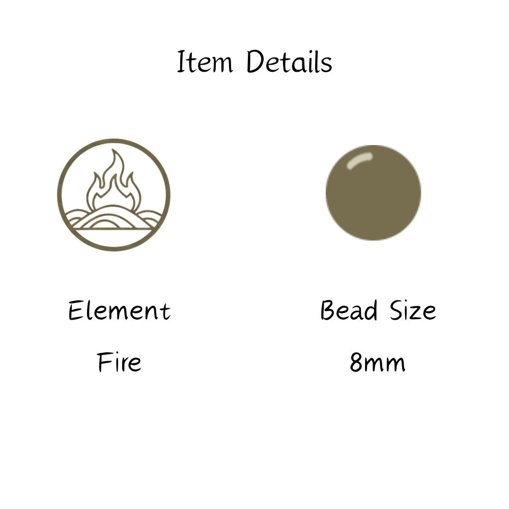 Lion's Blessing · Multi-Treasure Bracelet: Courage, Wealth, and Tibetan Aromatherapy