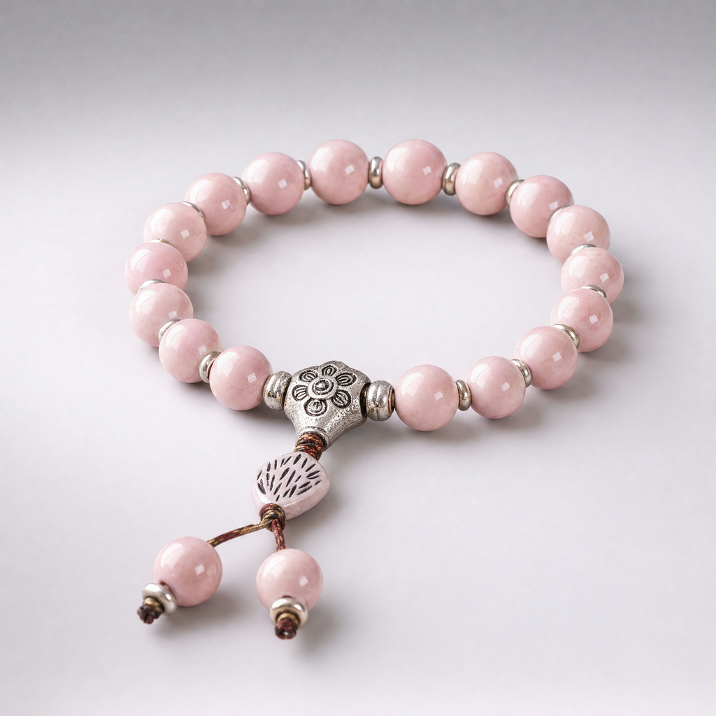 Incense Ash Porcelain Vajra Bracelet