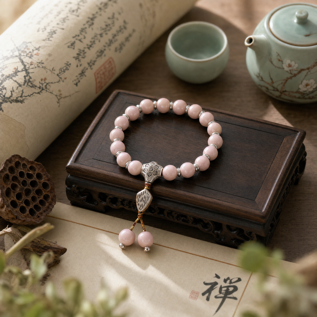 Incense Ash Porcelain Vajra Bracelet